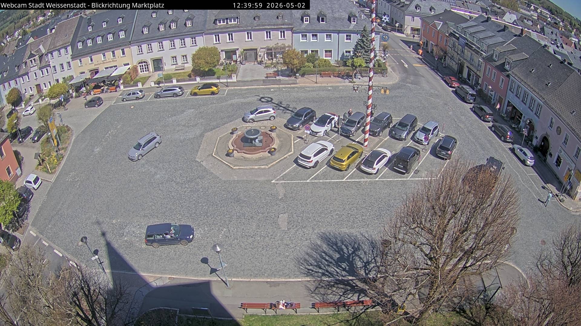 Archiv Foto Webcam Marktplatz Weißenstadt