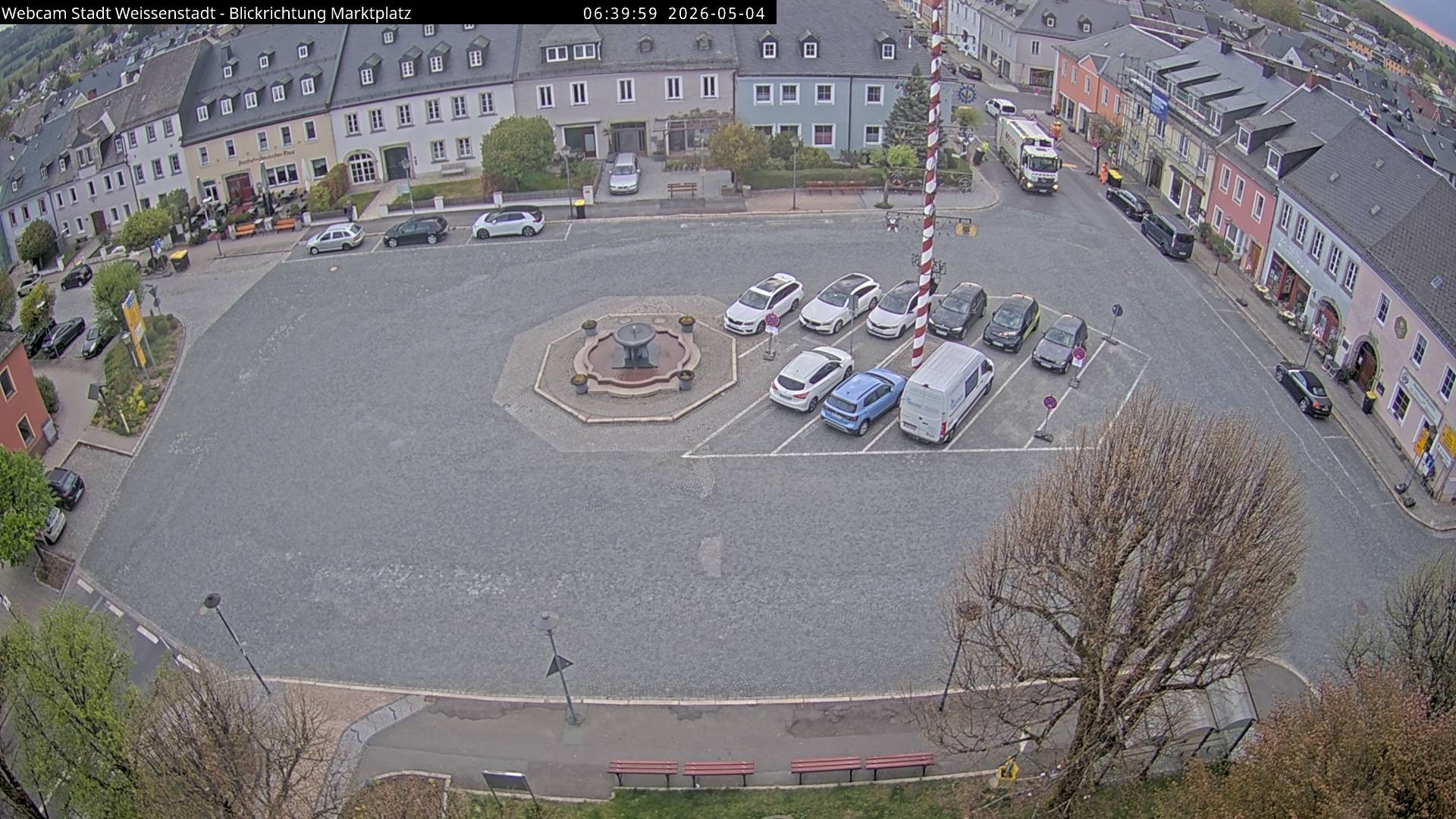Archiv Foto Webcam Marktplatz Weißenstadt
