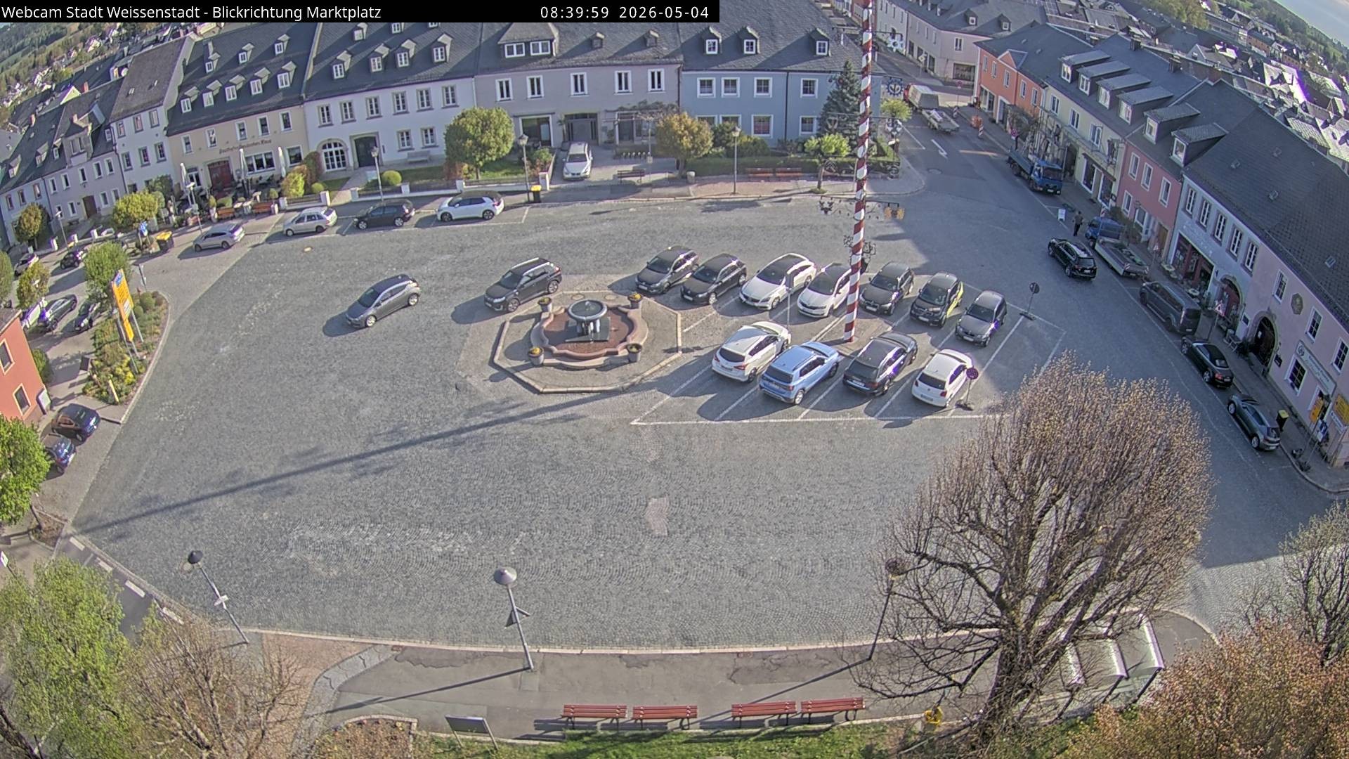 Archiv Foto Webcam Marktplatz Weißenstadt
