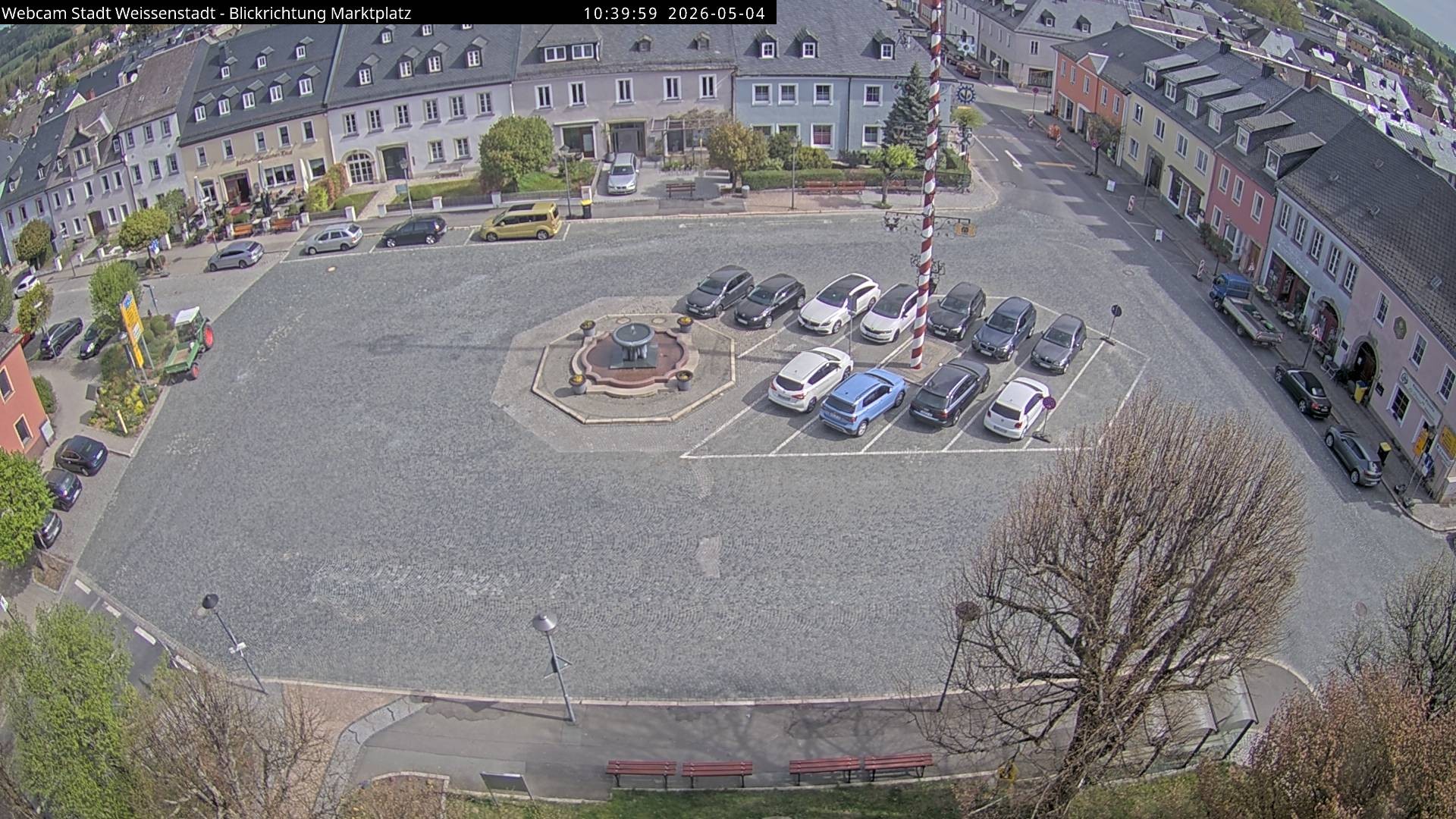 Archiv Foto Webcam Marktplatz Weißenstadt