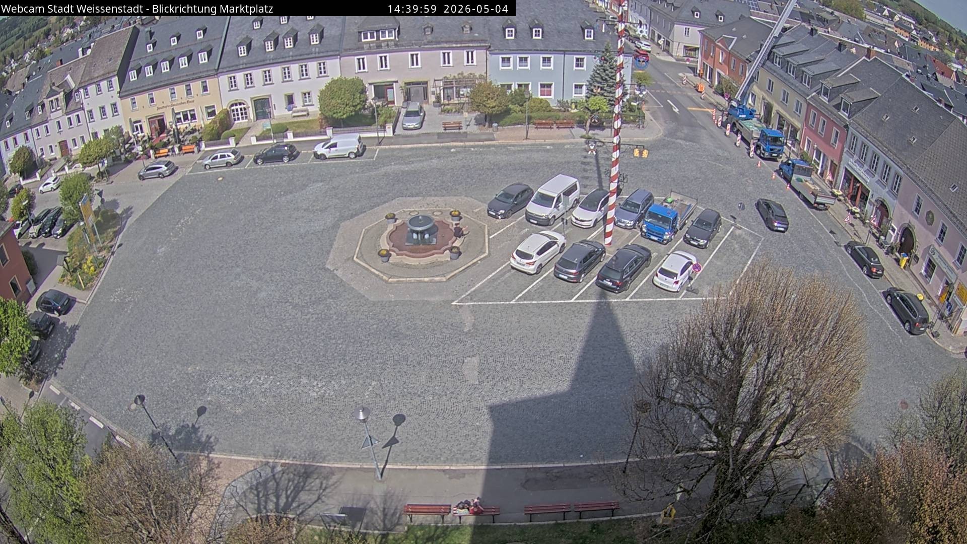 Archiv Foto Webcam Marktplatz Weißenstadt