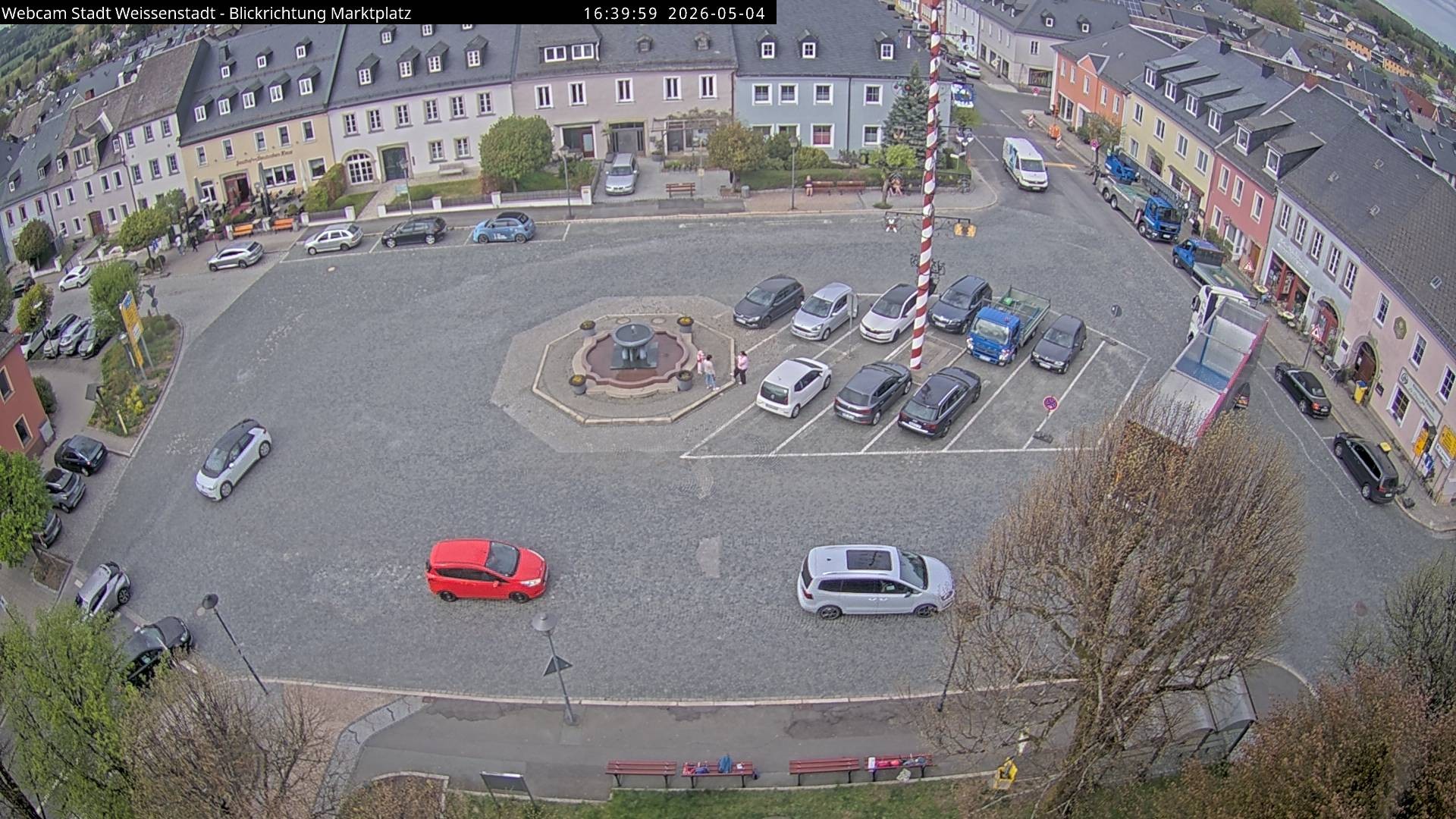 Archiv Foto Webcam Marktplatz Weißenstadt