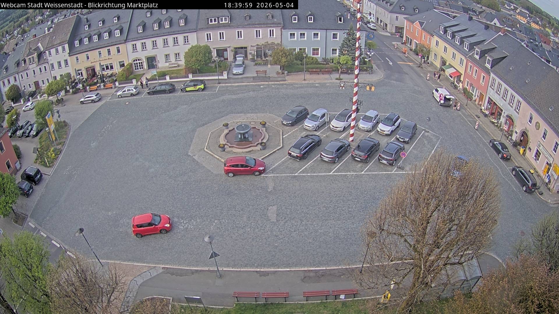 Archiv Foto Webcam Marktplatz Weißenstadt