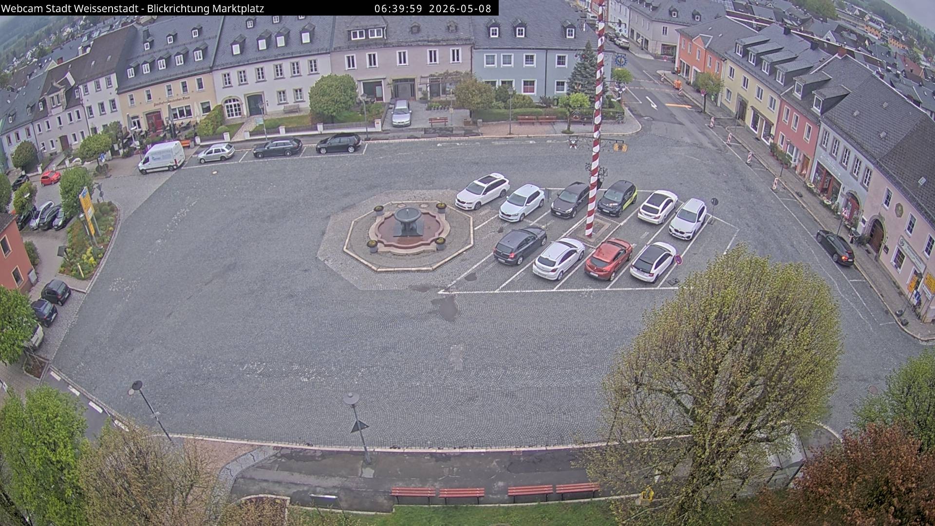 Archiv Foto Webcam Marktplatz Weißenstadt