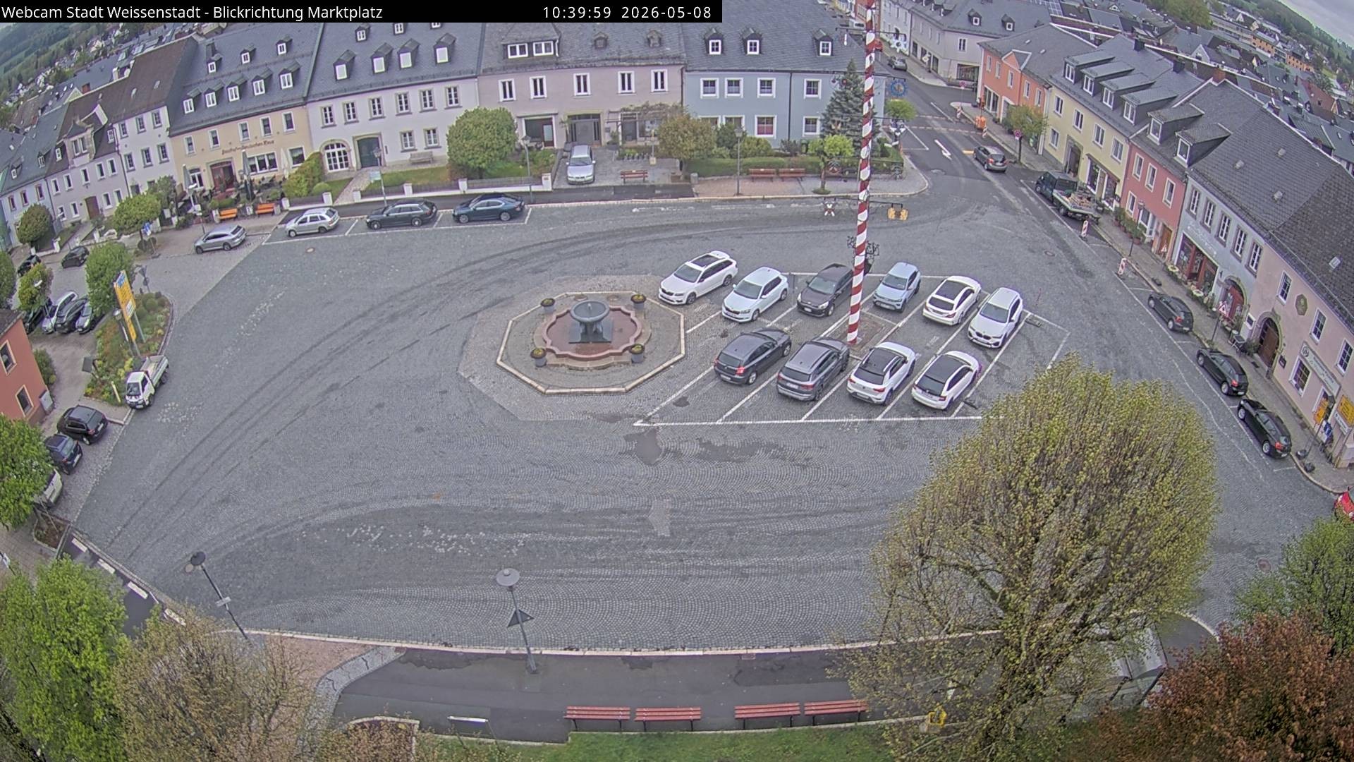 Archiv Foto Webcam Marktplatz Weißenstadt