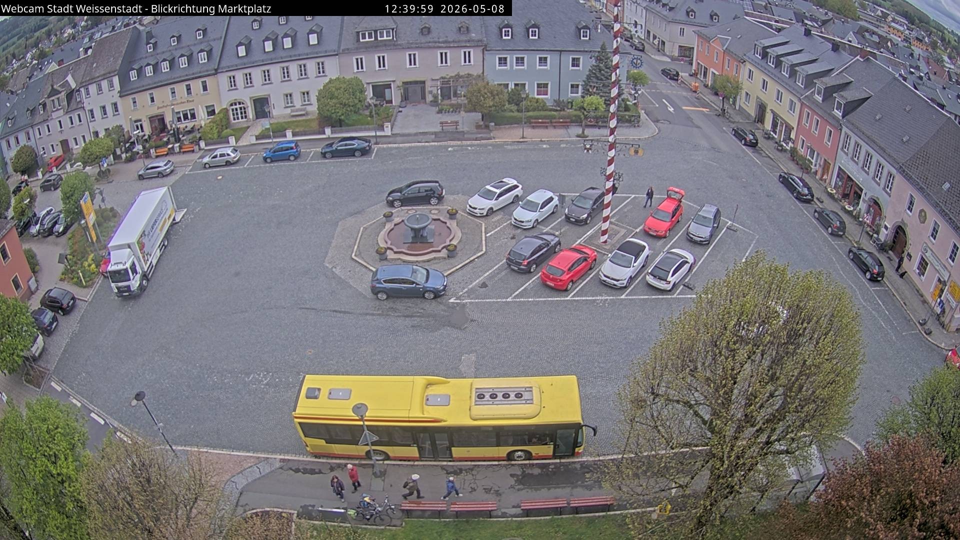 Archiv Foto Webcam Marktplatz Weißenstadt