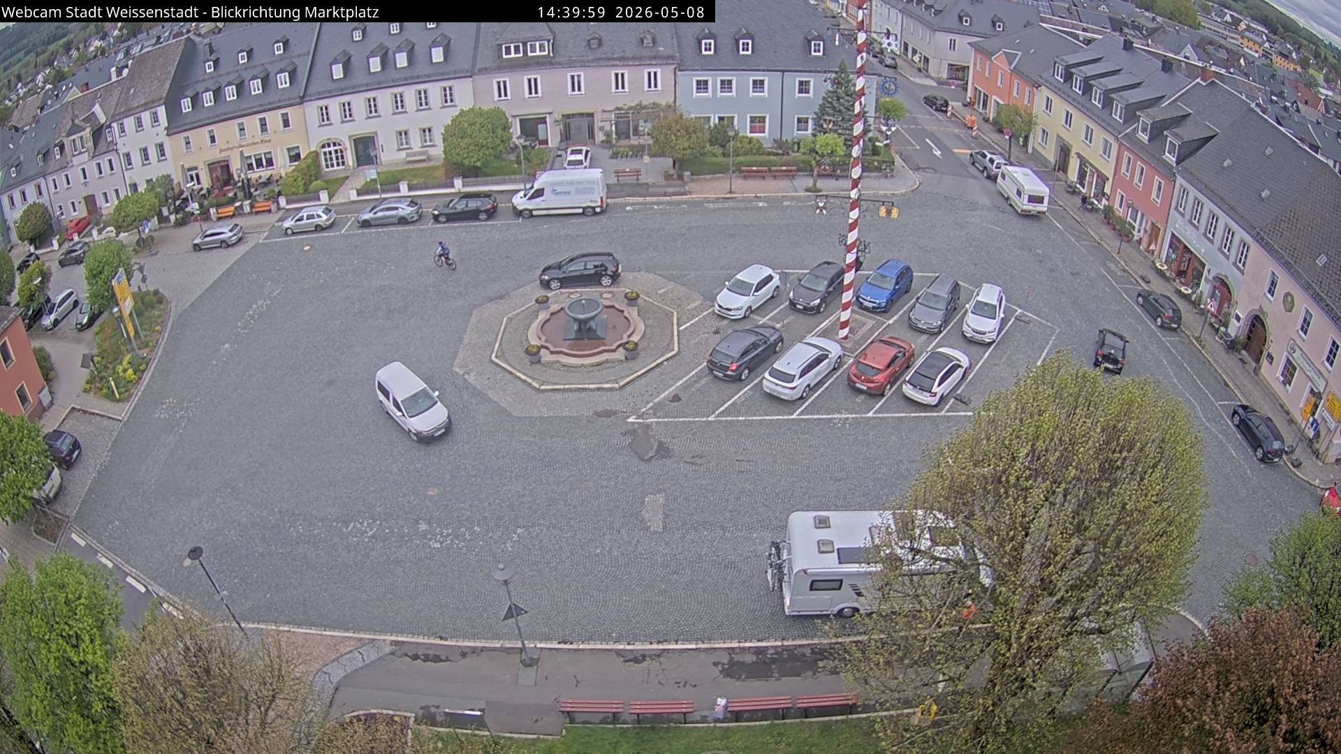 Archiv Foto Webcam Marktplatz Weißenstadt