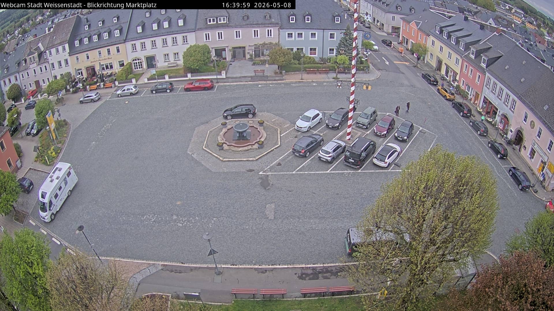 Archiv Foto Webcam Marktplatz Weißenstadt