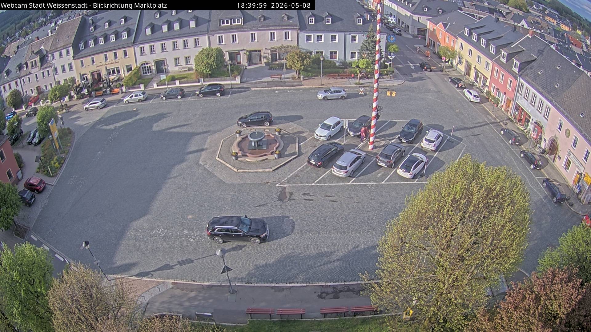Archiv Foto Webcam Marktplatz Weißenstadt
