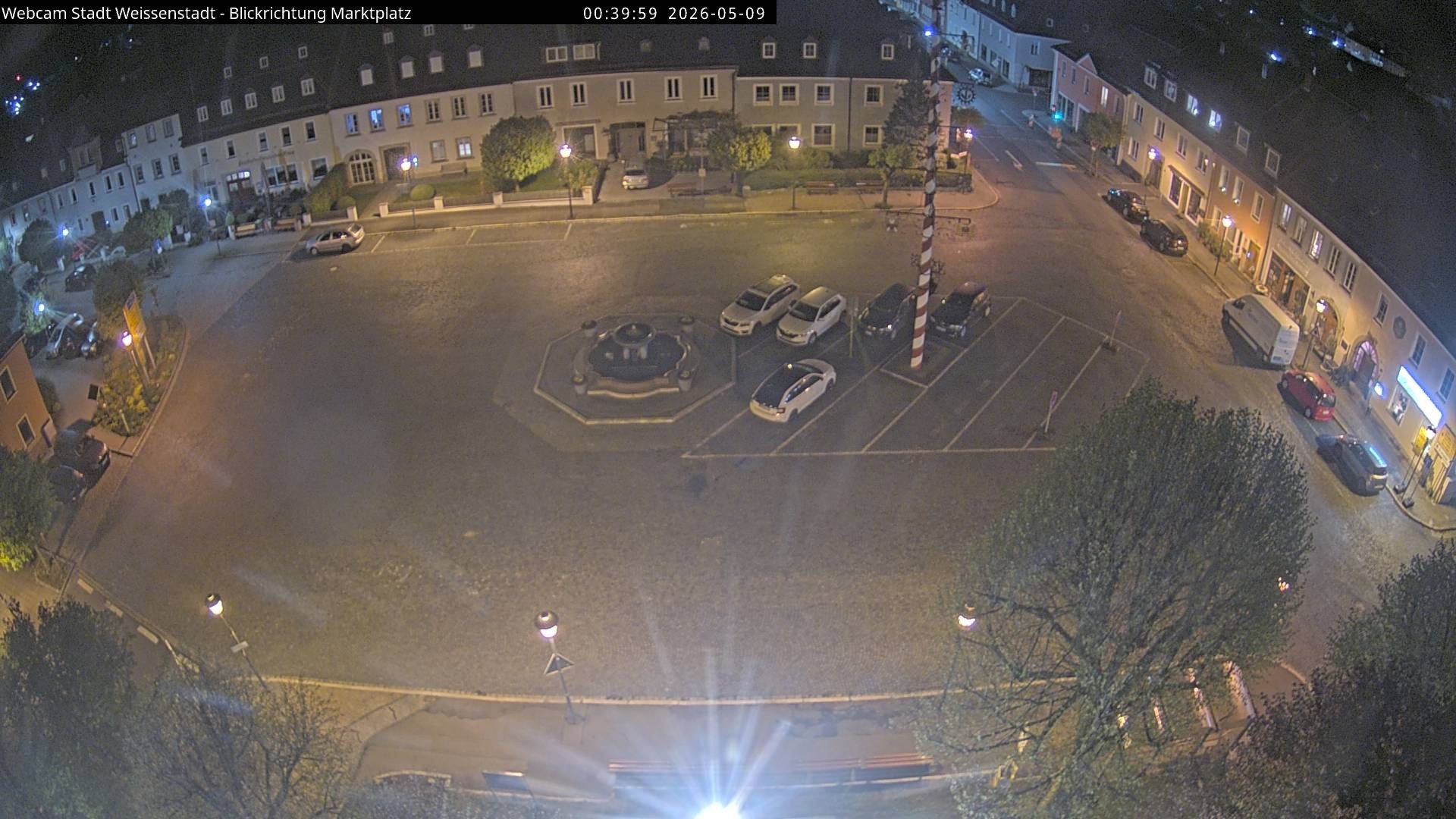 Archiv Foto Webcam Marktplatz Weißenstadt
