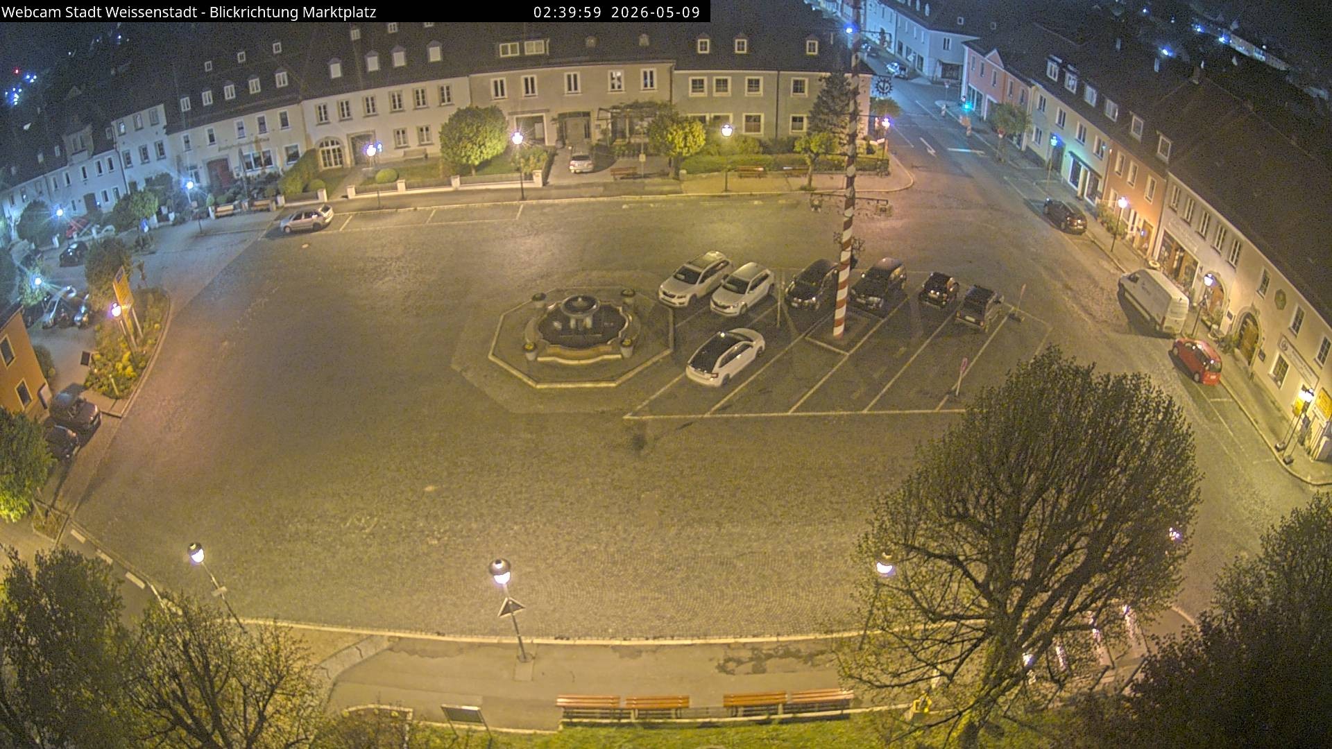 Archiv Foto Webcam Marktplatz Weißenstadt