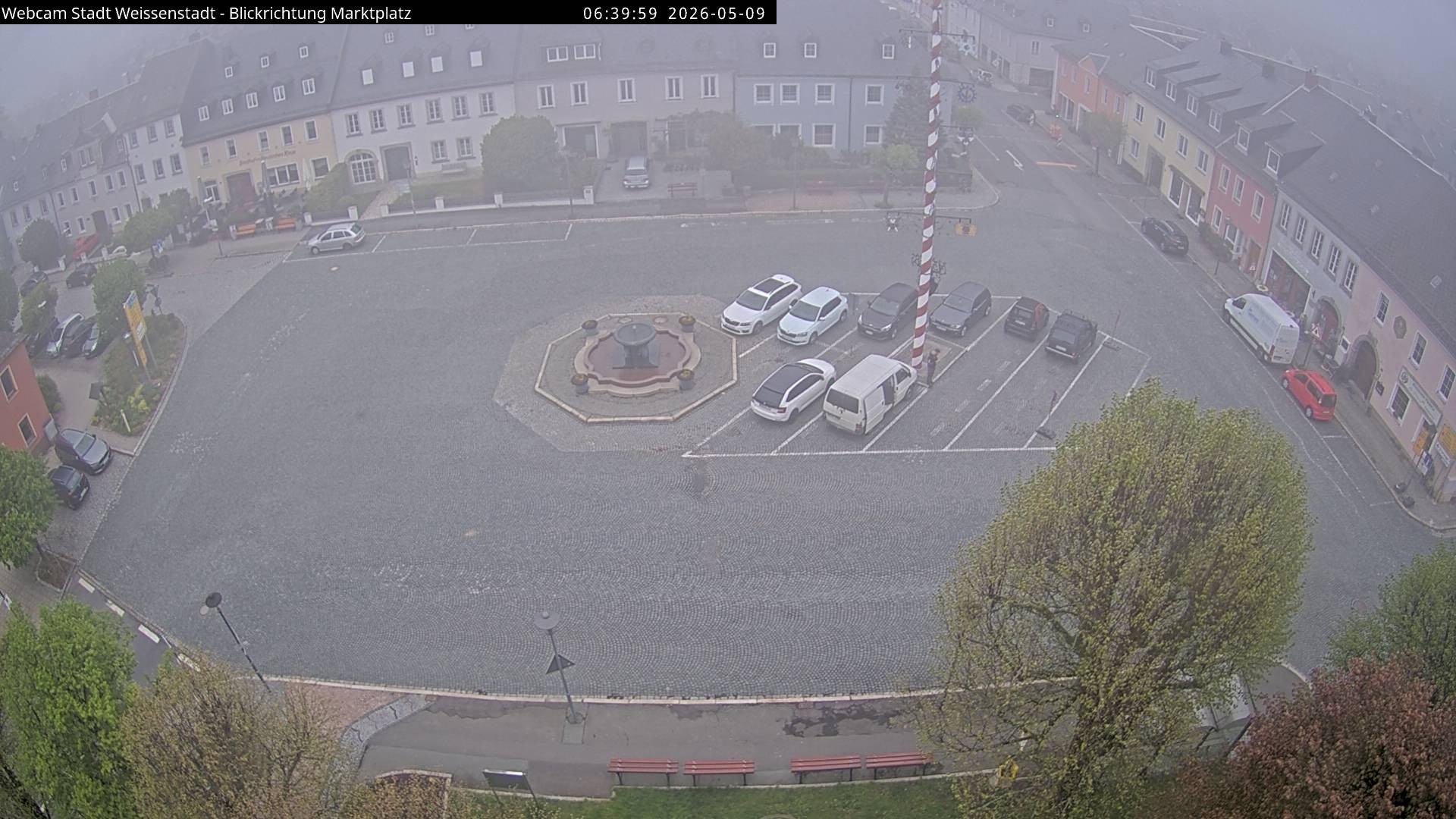 Archiv Foto Webcam Marktplatz Weißenstadt