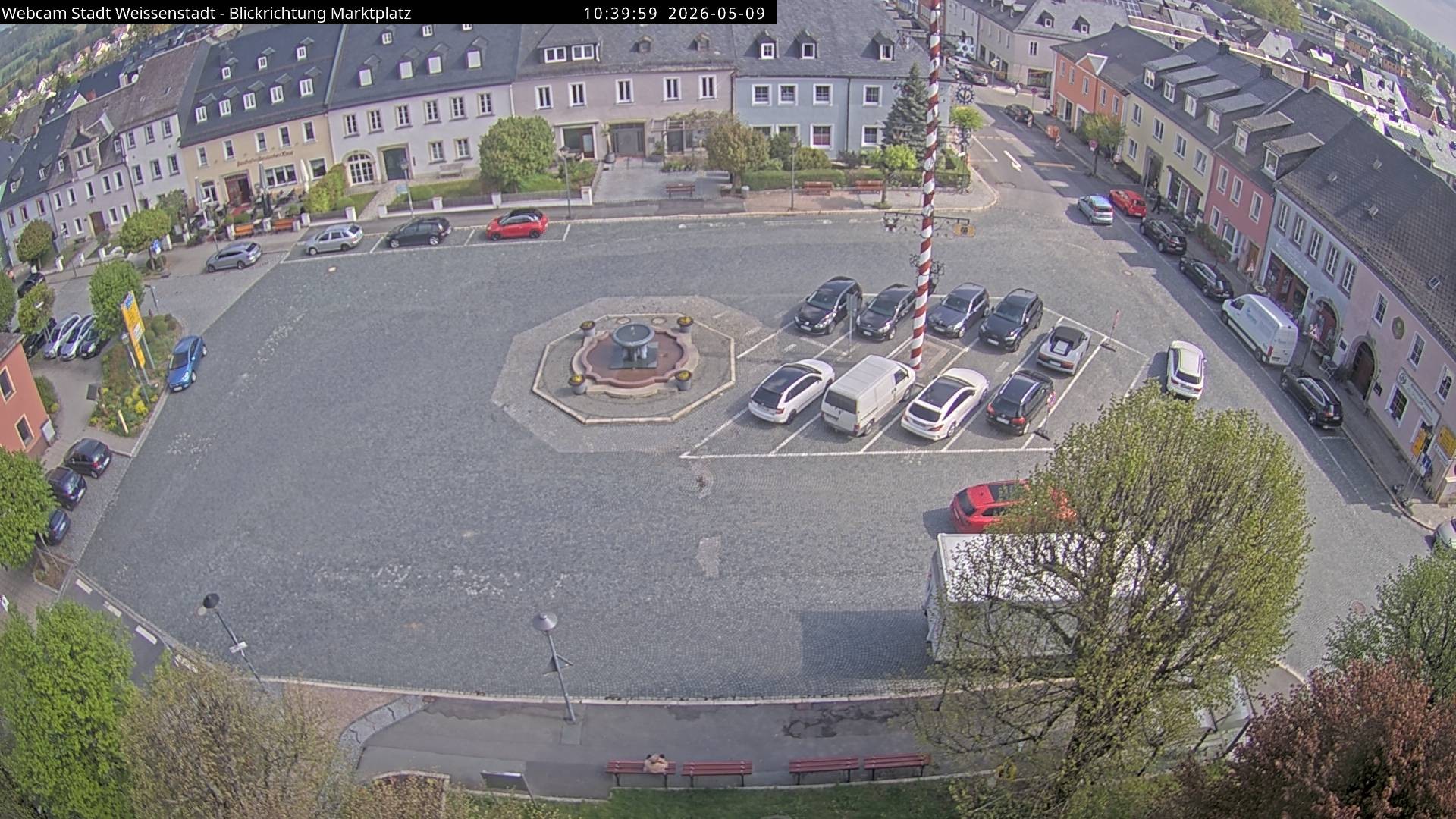 Archiv Foto Webcam Marktplatz Weißenstadt
