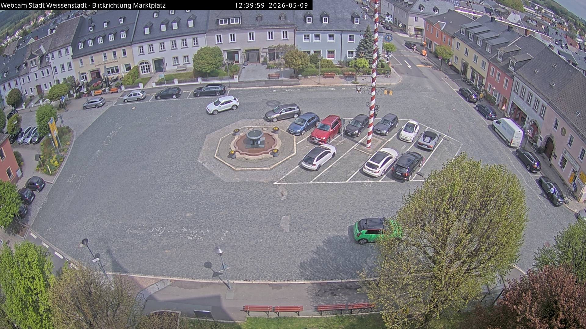 Archiv Foto Webcam Marktplatz Weißenstadt