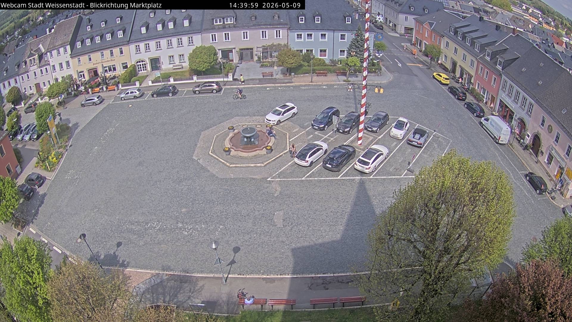Archiv Foto Webcam Marktplatz Weißenstadt