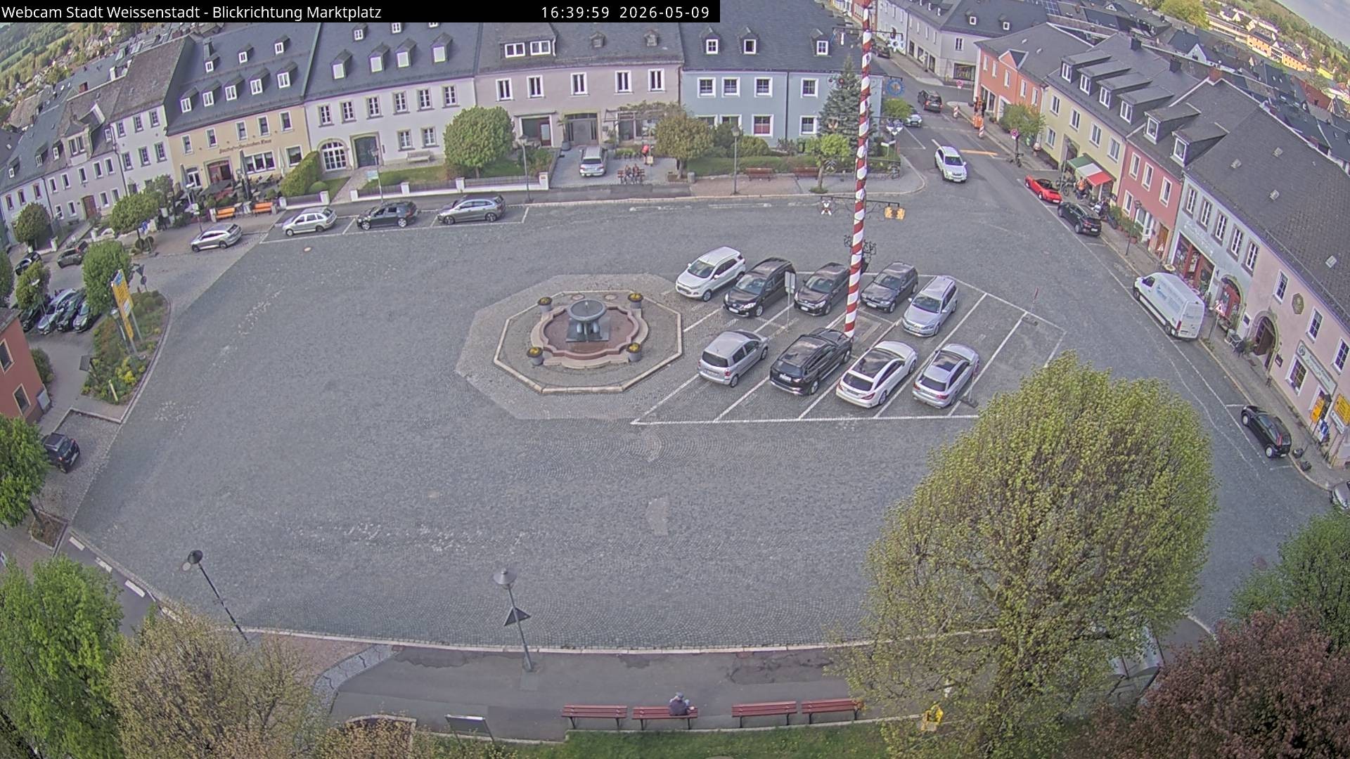 Archiv Foto Webcam Marktplatz Weißenstadt