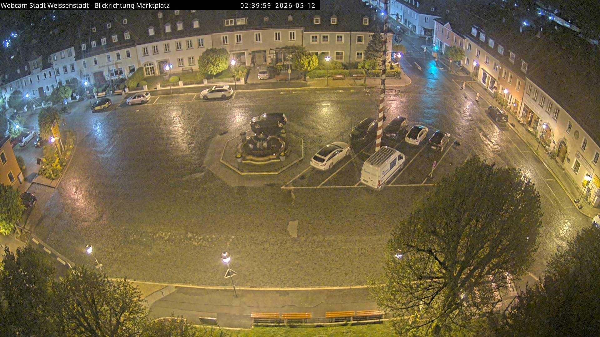 Archiv Foto Webcam Marktplatz Weißenstadt