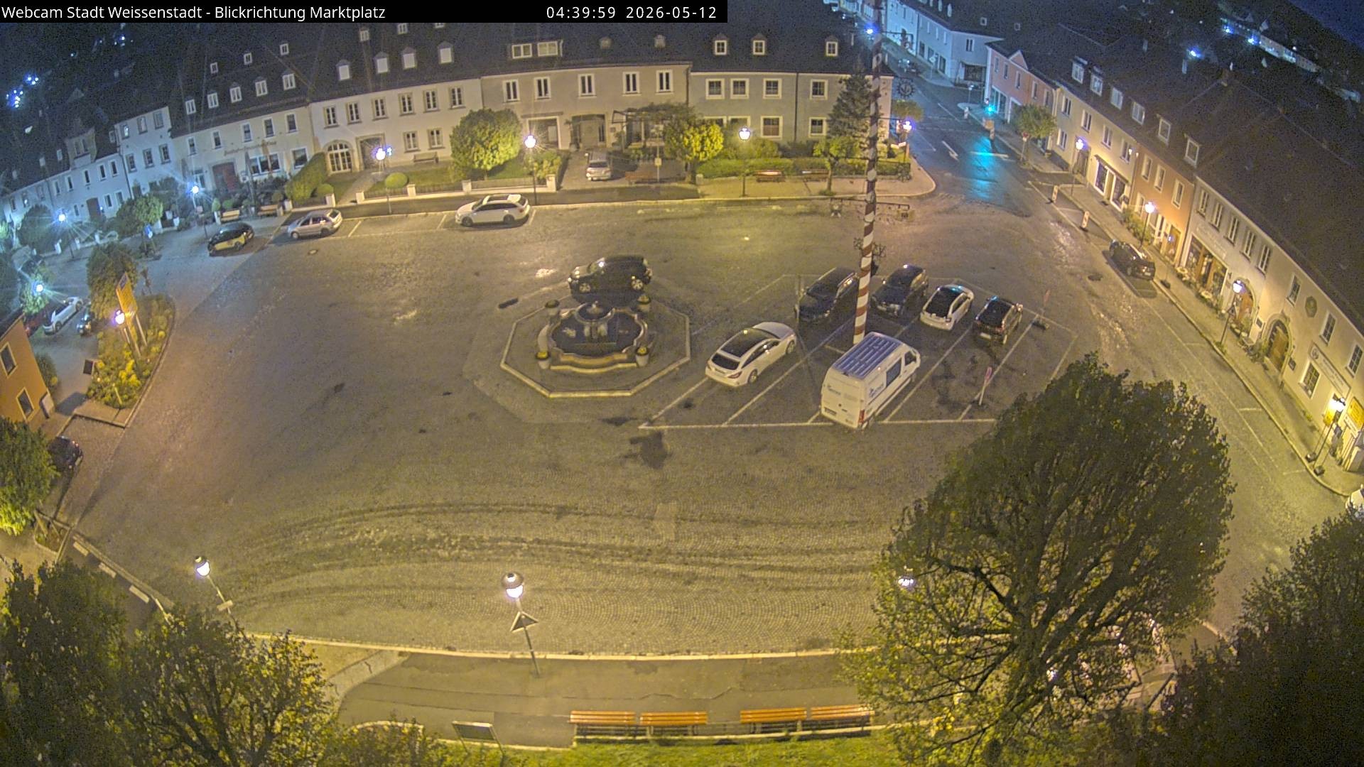 Archiv Foto Webcam Marktplatz Weißenstadt