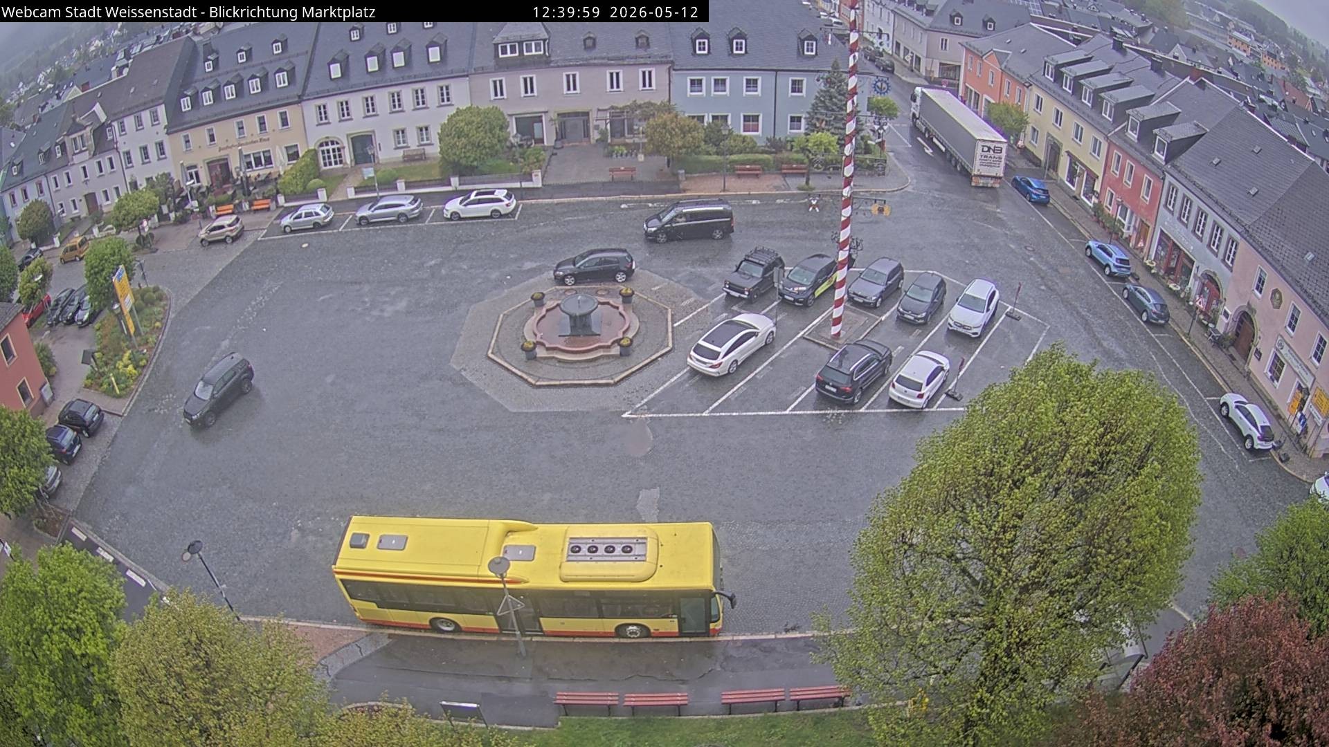 Archiv Foto Webcam Marktplatz Weißenstadt