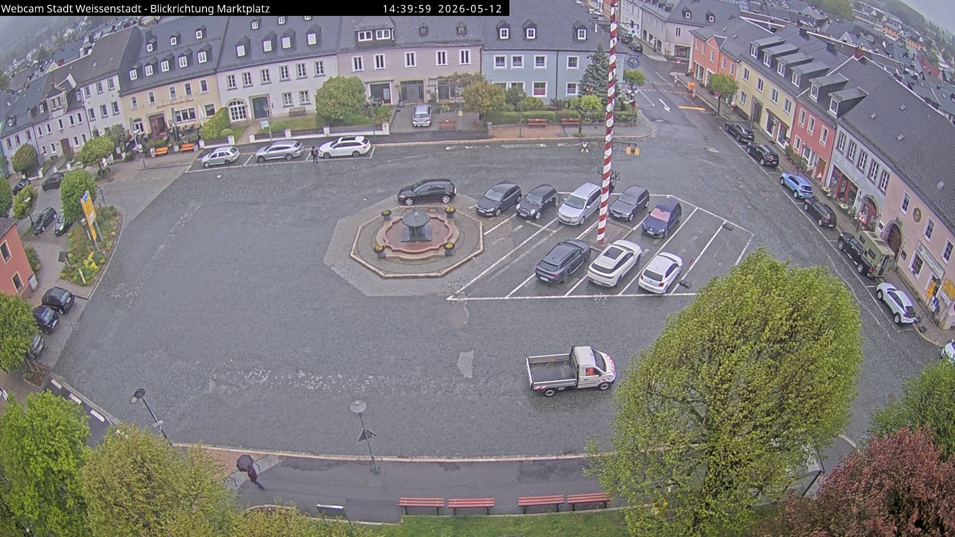 Archiv Foto Webcam Marktplatz Weißenstadt