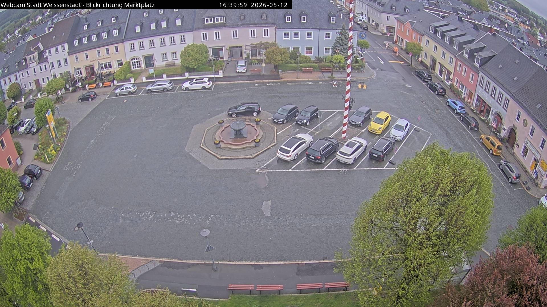 Archiv Foto Webcam Marktplatz Weißenstadt