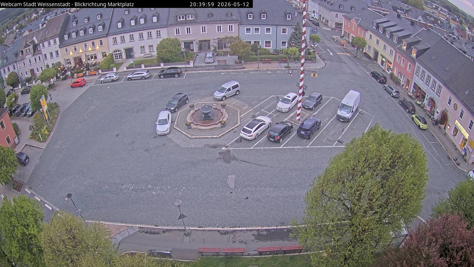 Archiv Foto Webcam Marktplatz Weißenstadt