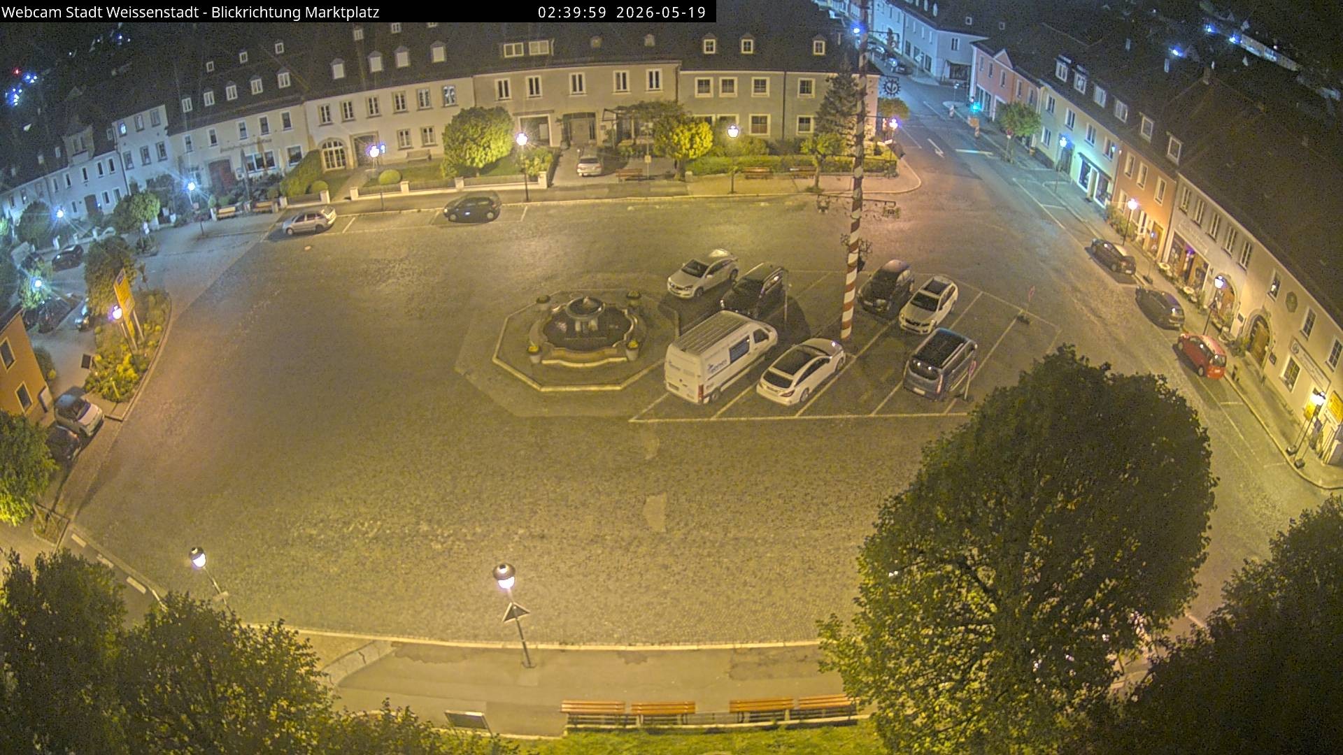 Archiv Foto Webcam Marktplatz Weißenstadt