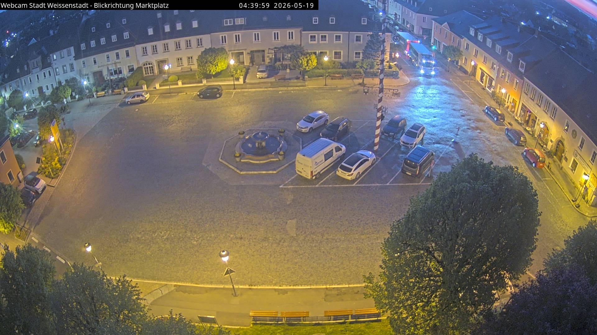 Archiv Foto Webcam Marktplatz Weißenstadt