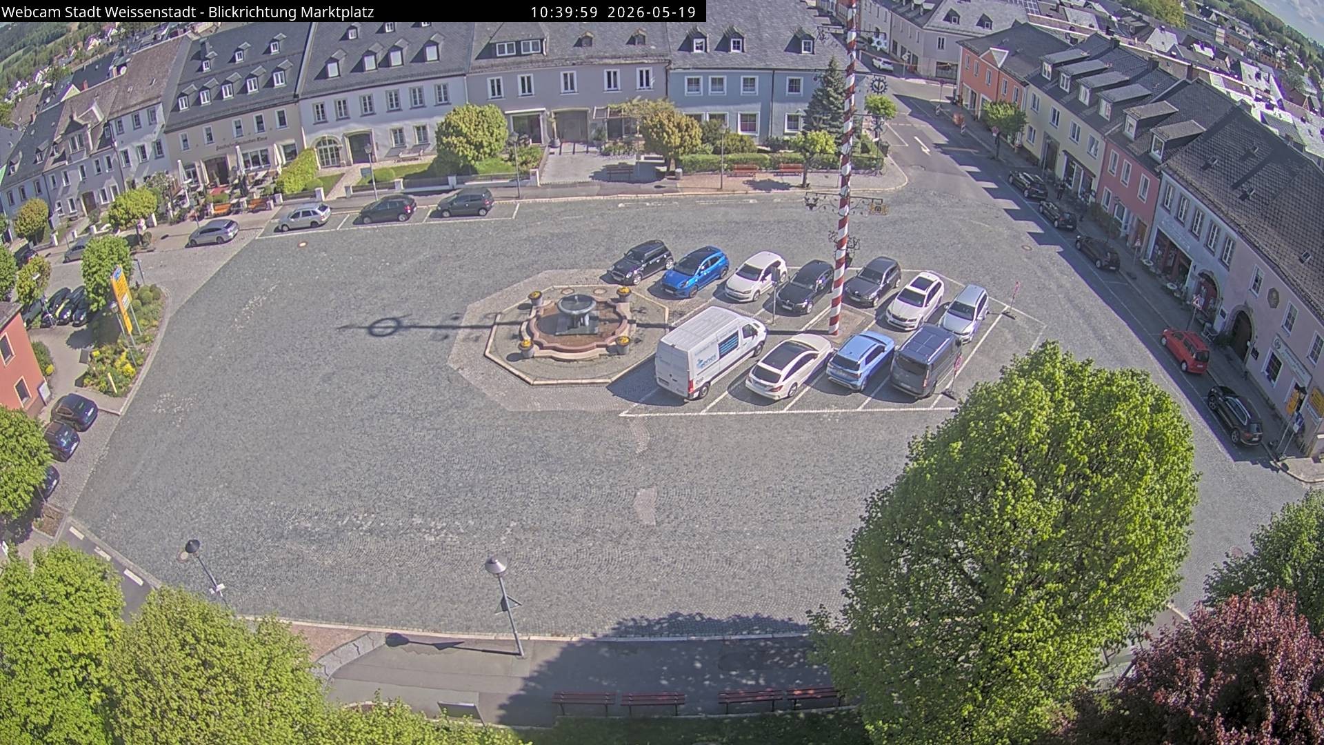 Archiv Foto Webcam Marktplatz Weißenstadt