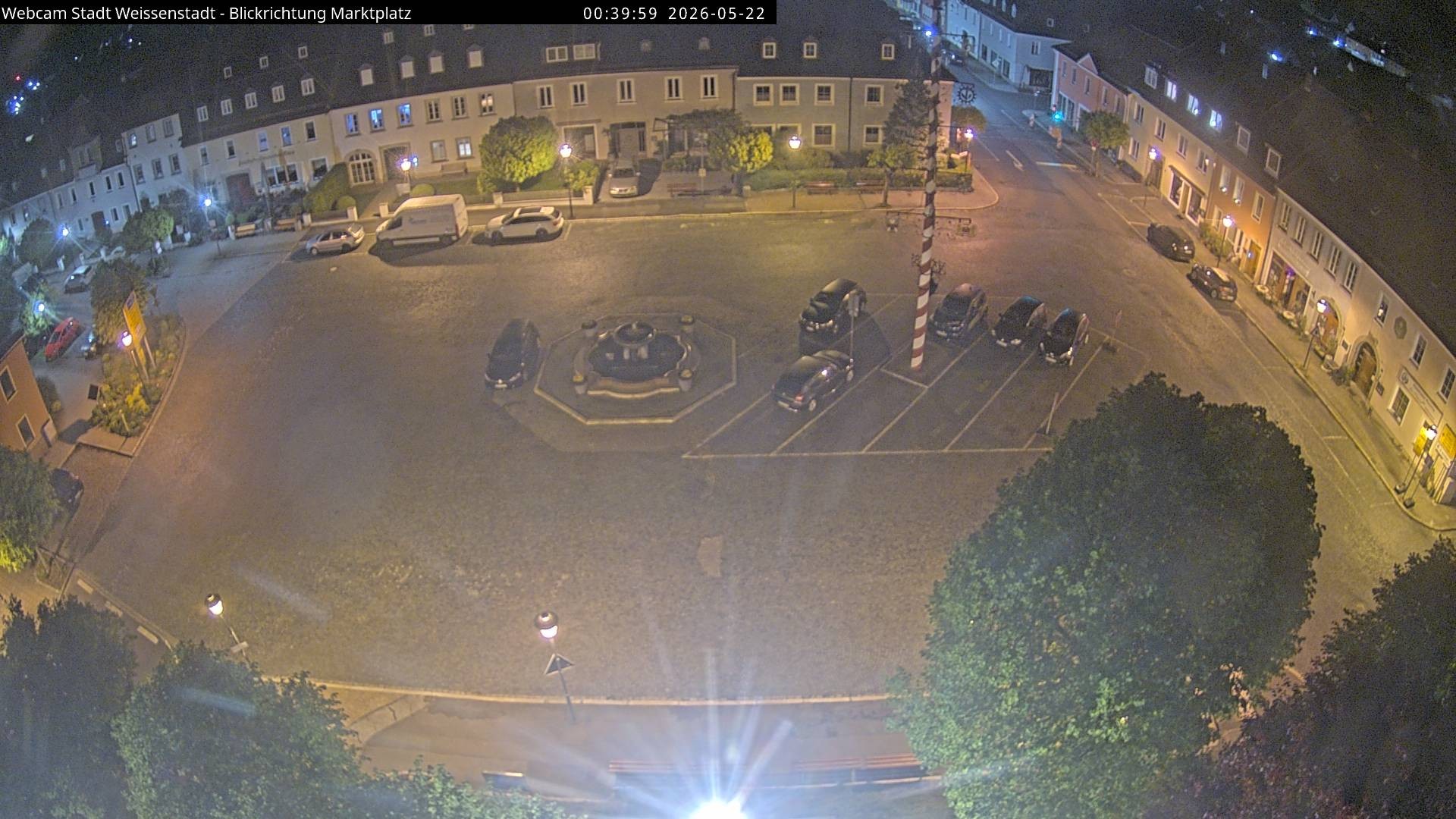 Archiv Foto Webcam Marktplatz Weißenstadt