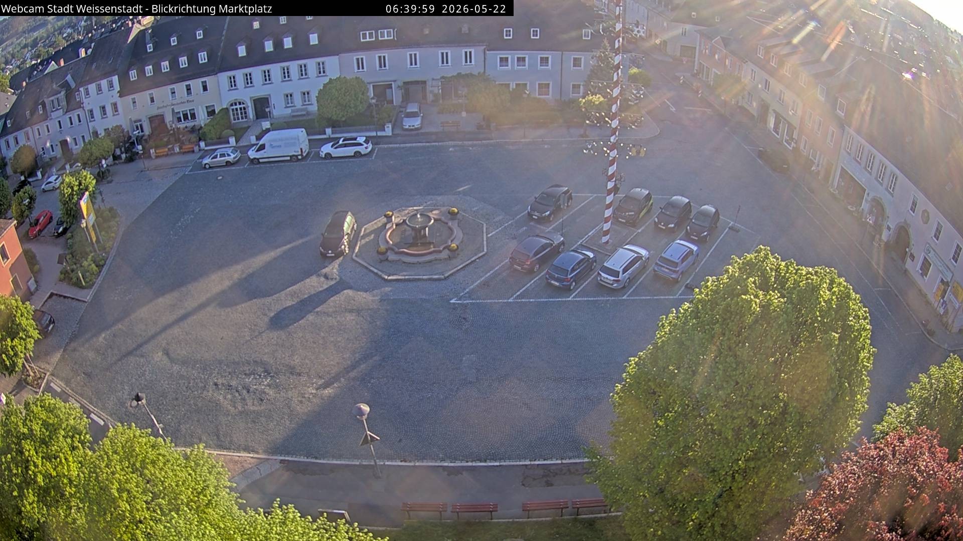 Archiv Foto Webcam Marktplatz Weißenstadt