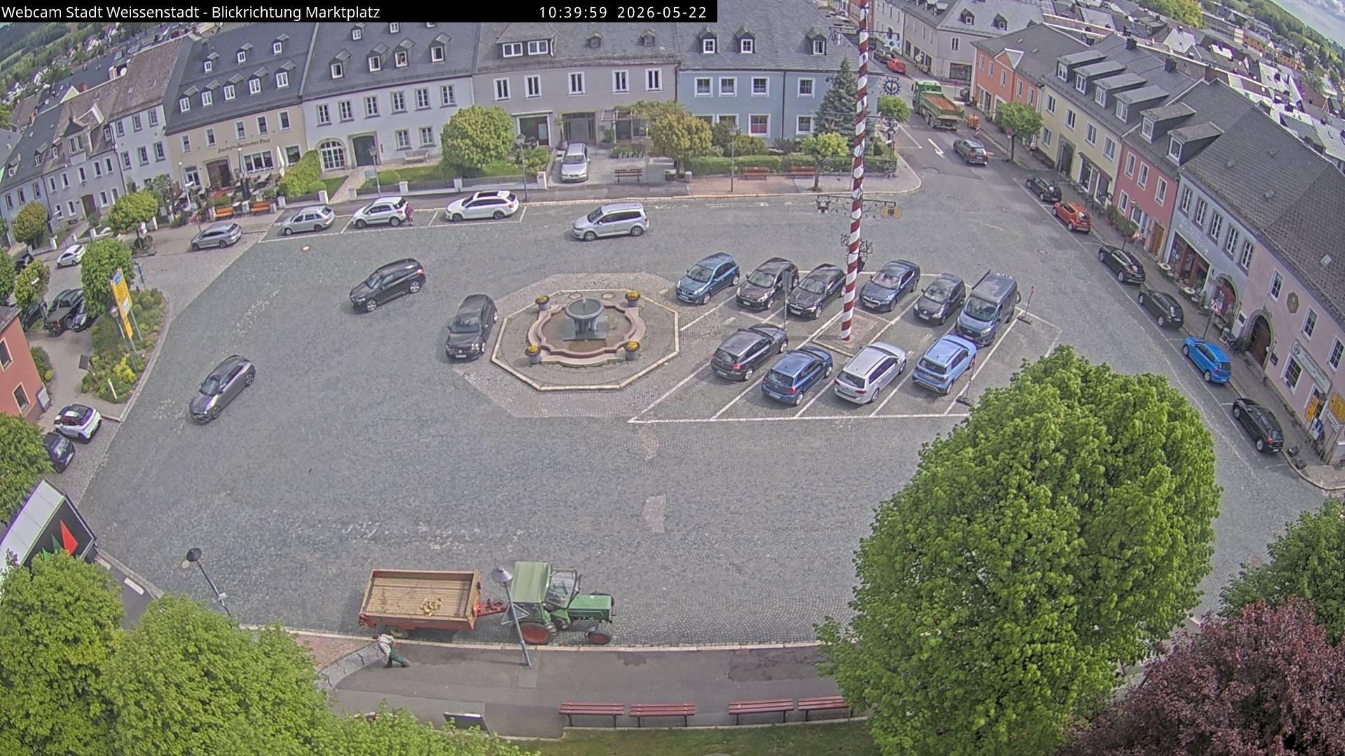 Archiv Foto Webcam Marktplatz Weißenstadt