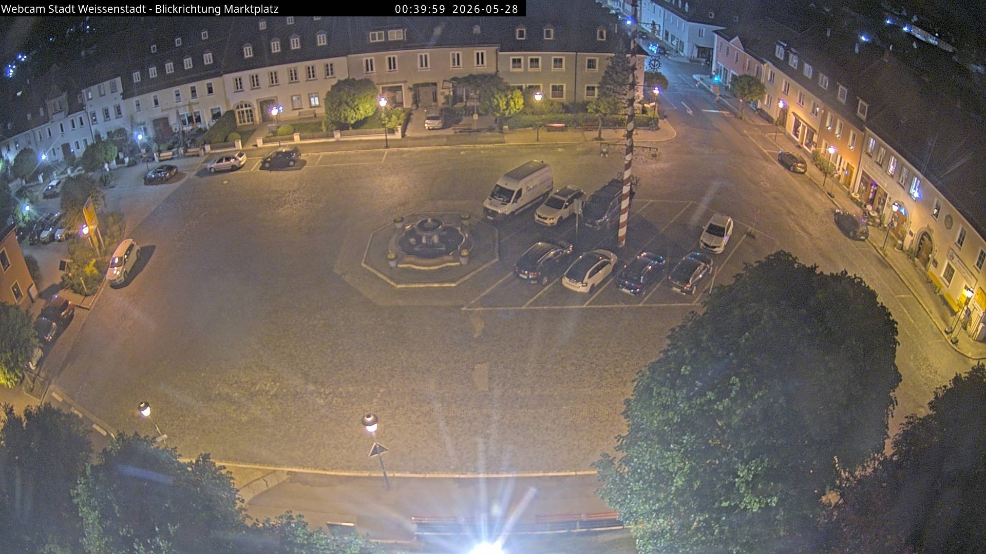Archiv Foto Webcam Marktplatz Weißenstadt