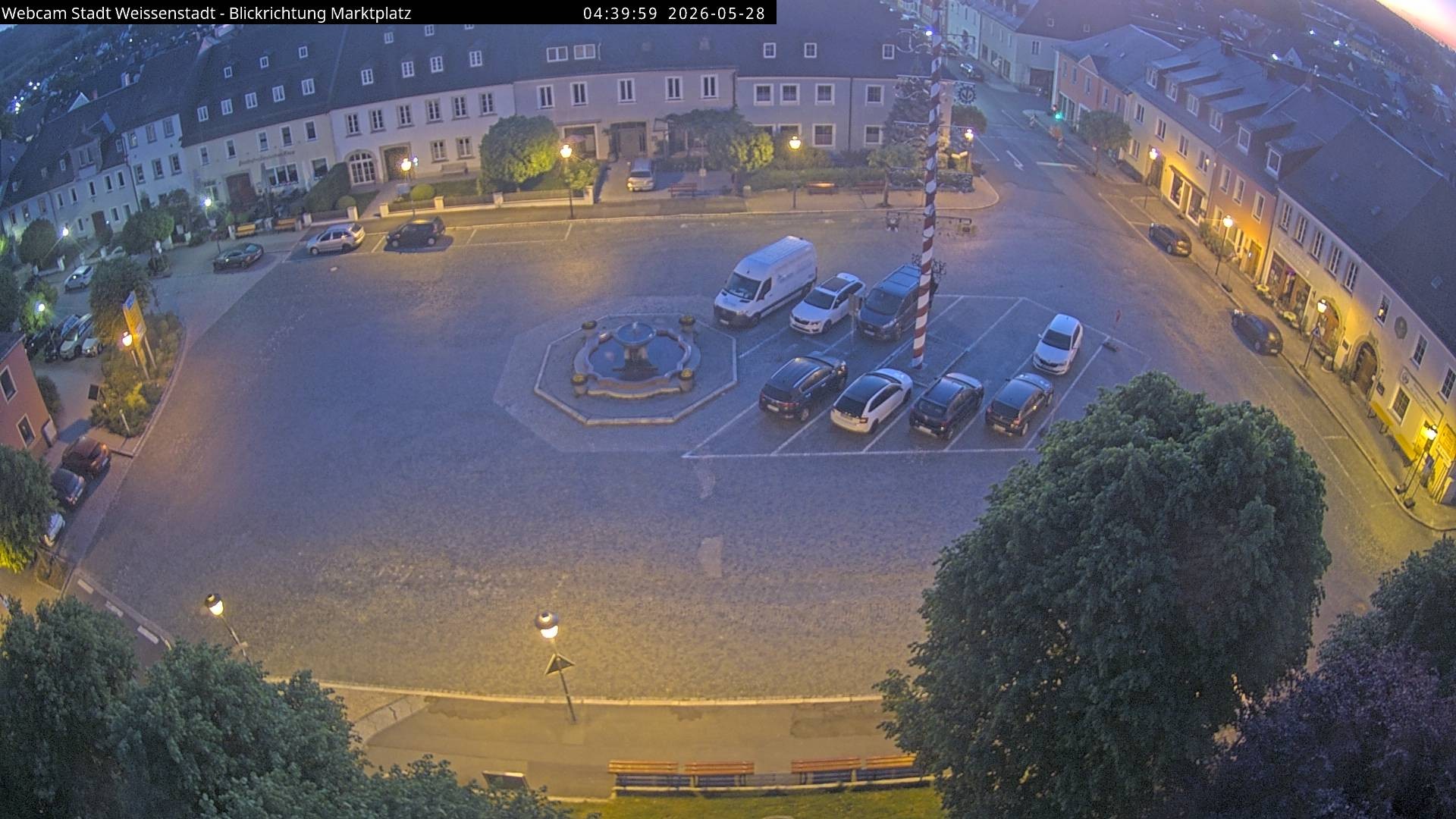 Archiv Foto Webcam Marktplatz Weißenstadt