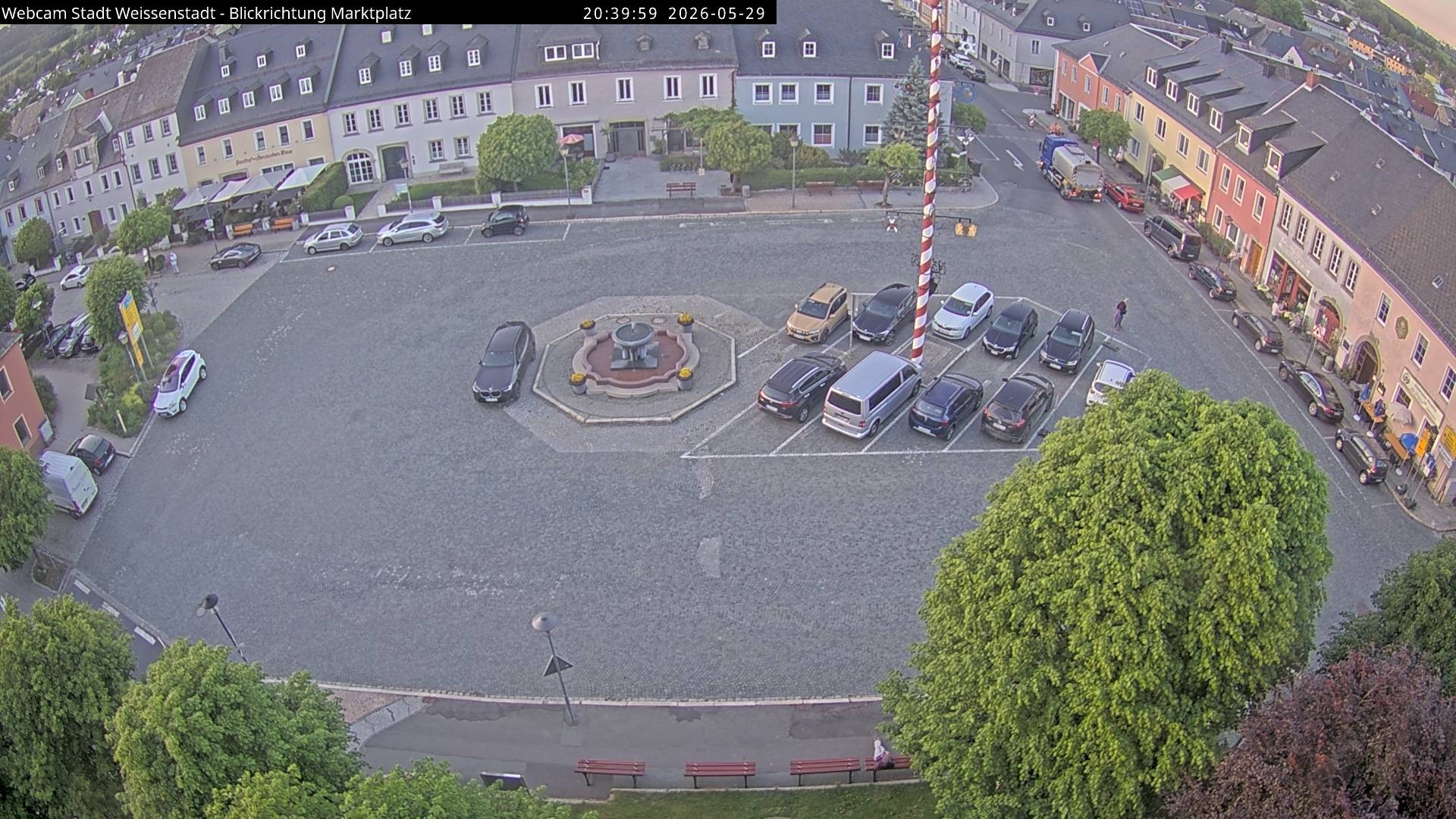 Archiv Foto Webcam Marktplatz Weißenstadt