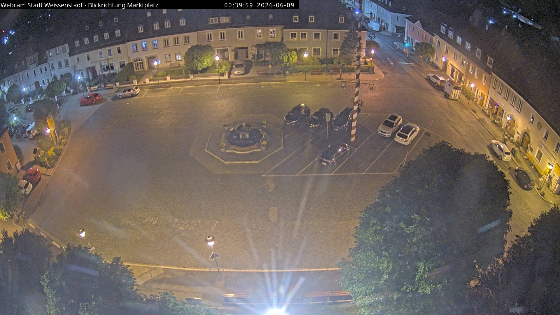 Archiv Foto Webcam Marktplatz Weißenstadt