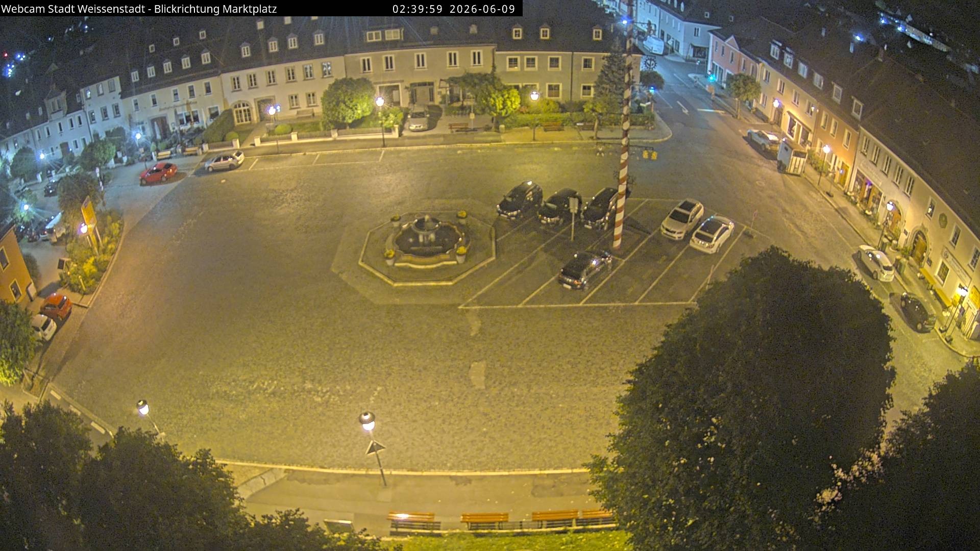Archiv Foto Webcam Marktplatz Weißenstadt