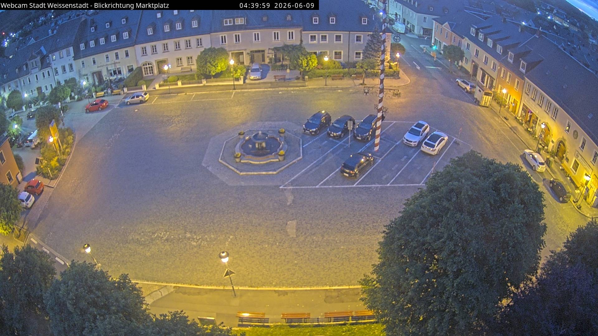 Archiv Foto Webcam Marktplatz Weißenstadt