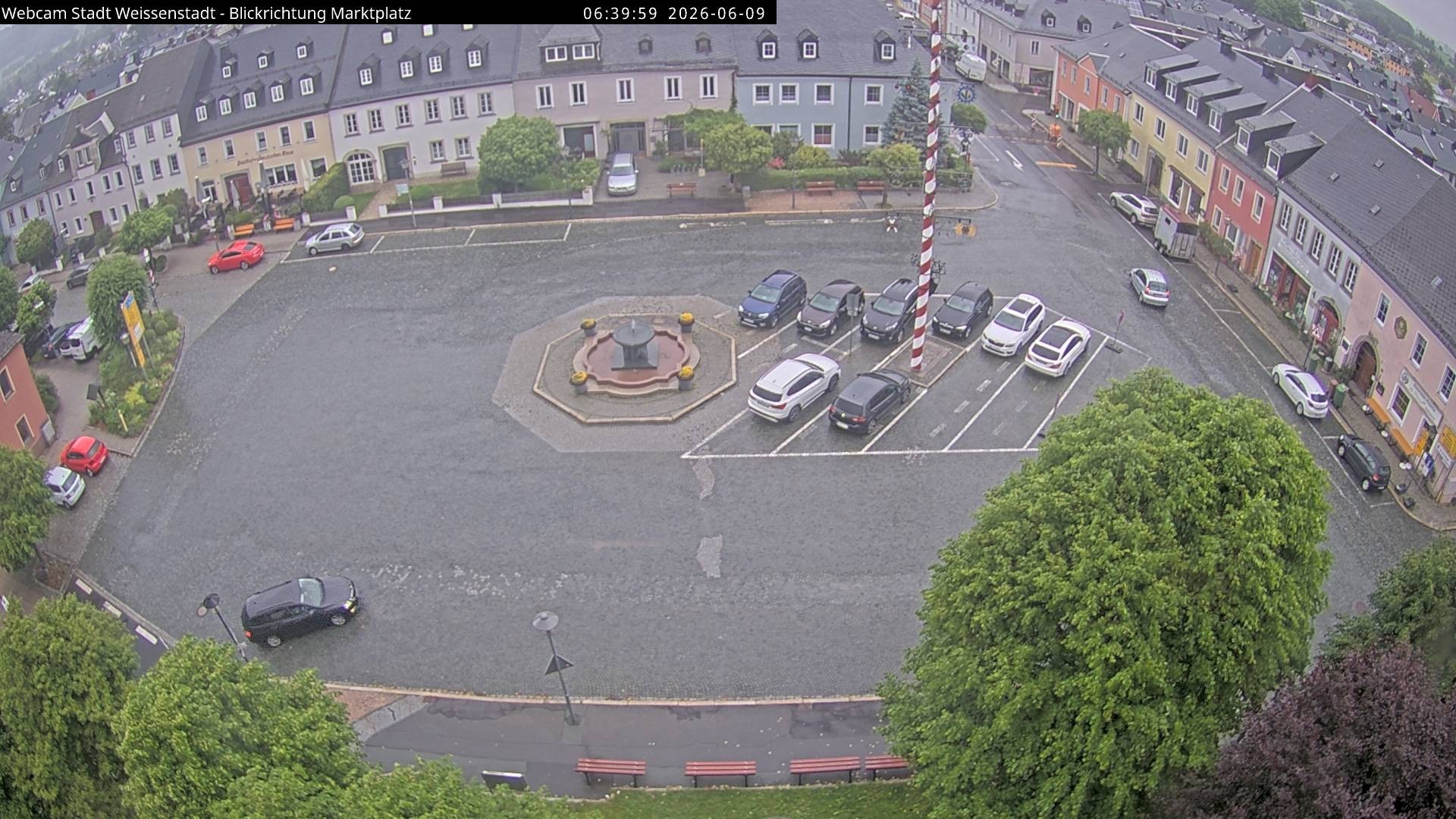 Archiv Foto Webcam Marktplatz Weißenstadt