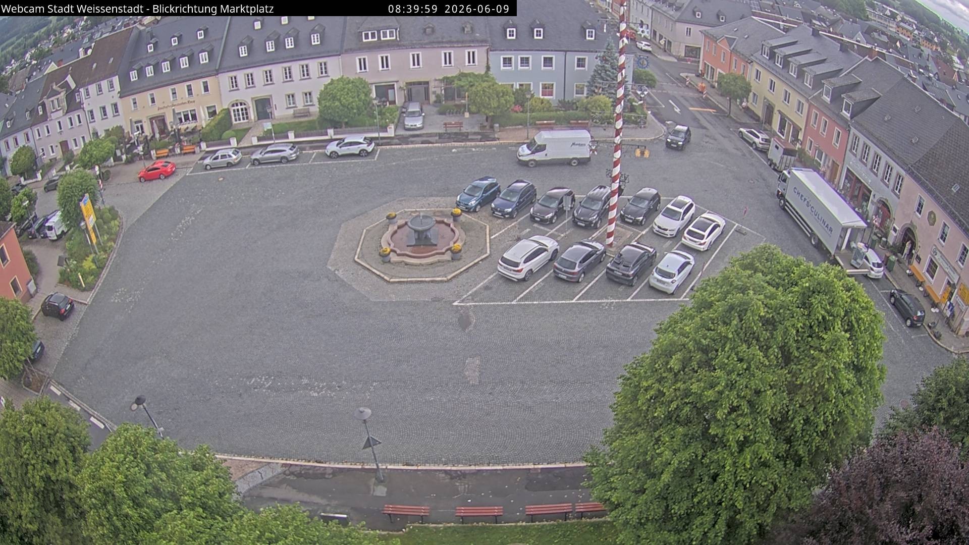 Archiv Foto Webcam Marktplatz Weißenstadt