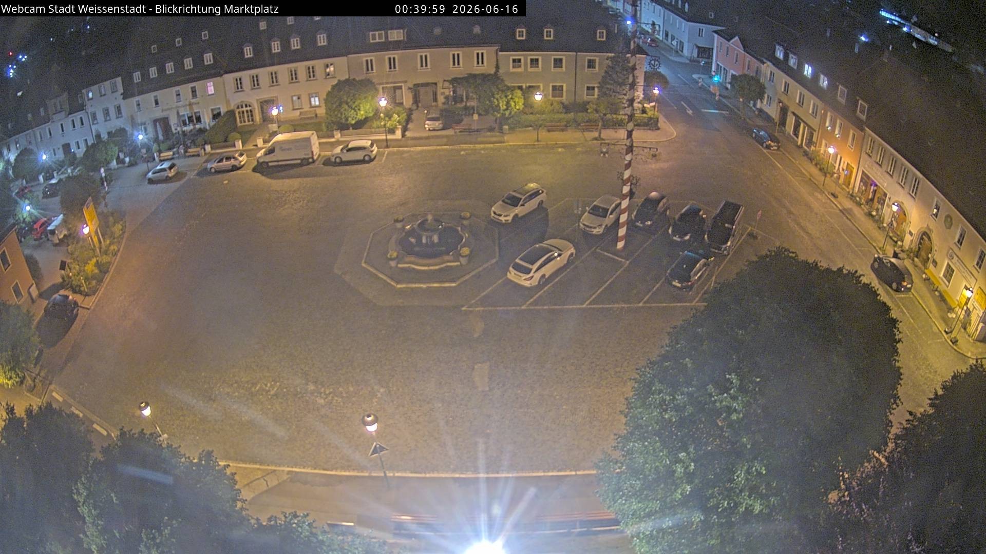 Archiv Foto Webcam Marktplatz Weißenstadt