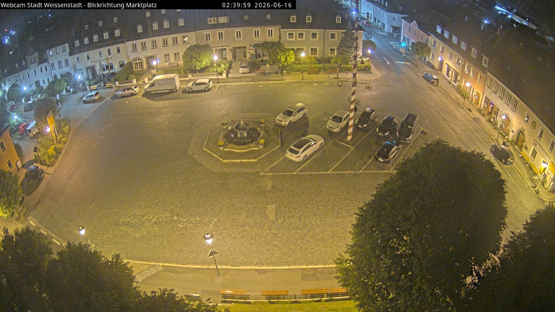 Archiv Foto Webcam Marktplatz Weißenstadt