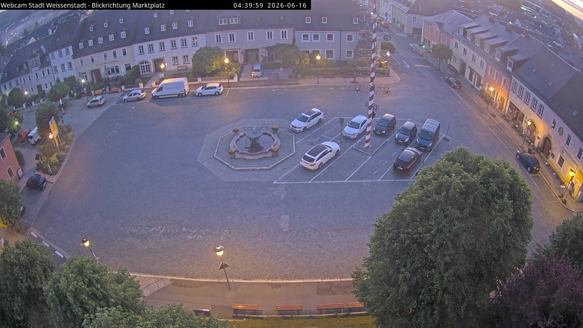 Archiv Foto Webcam Marktplatz Weißenstadt