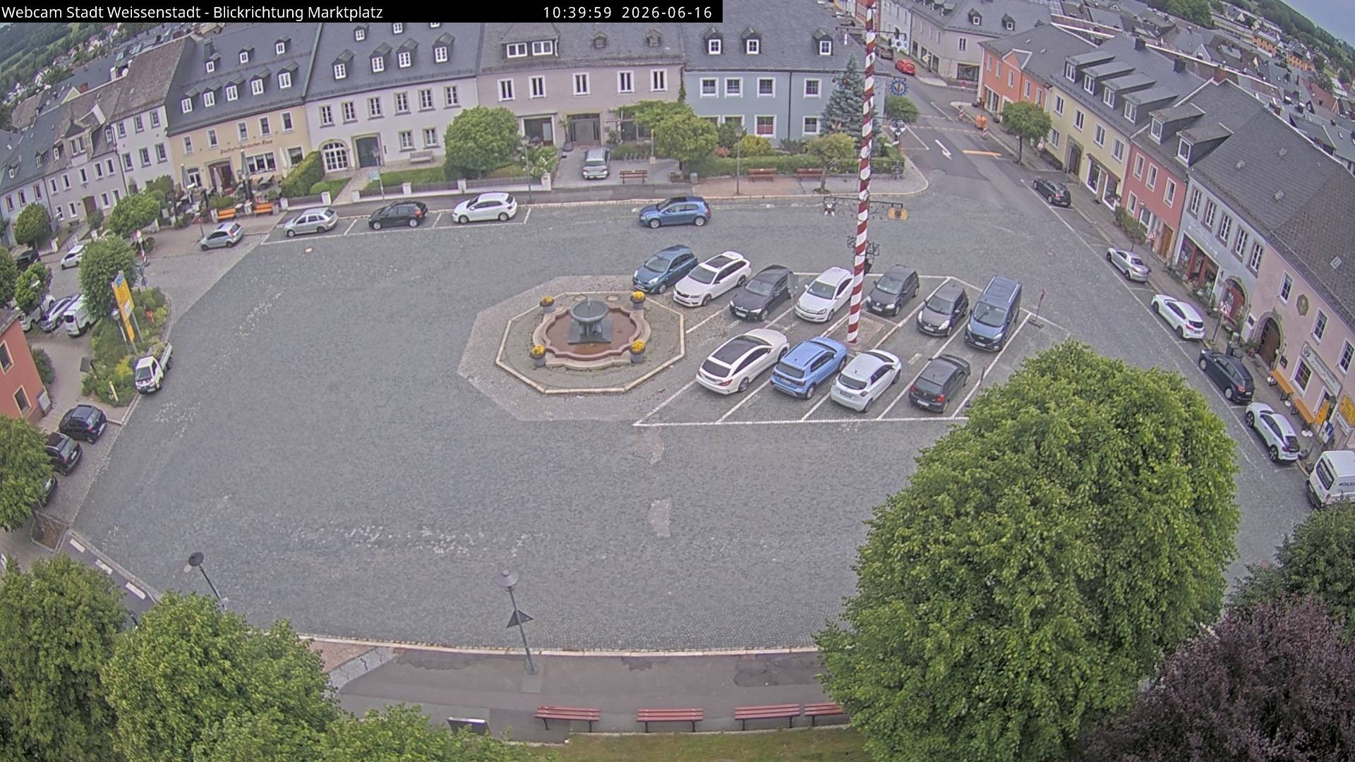Archiv Foto Webcam Marktplatz Weißenstadt