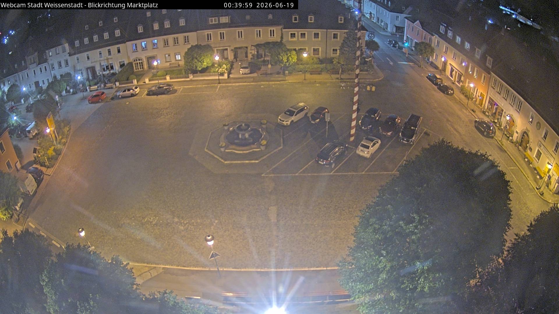 Archiv Foto Webcam Marktplatz Weißenstadt