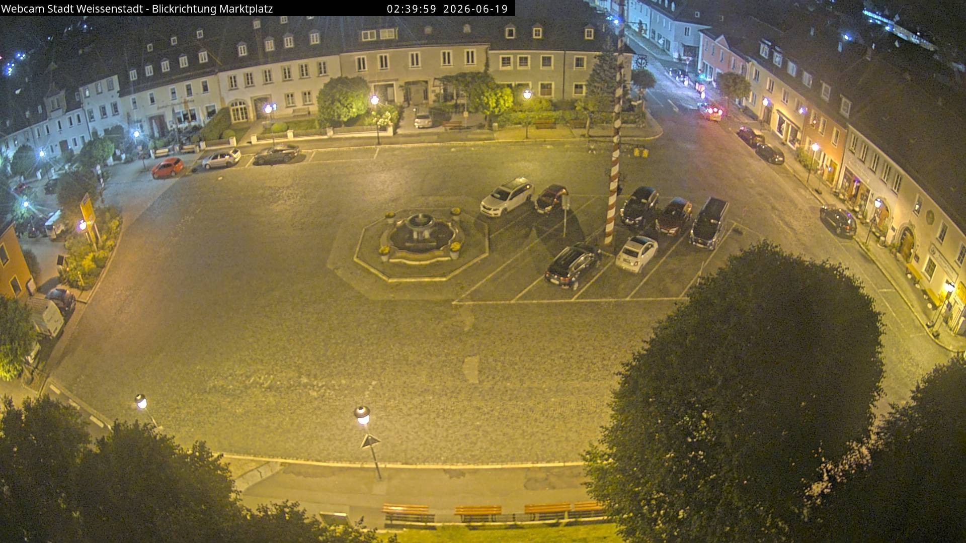 Archiv Foto Webcam Marktplatz Weißenstadt