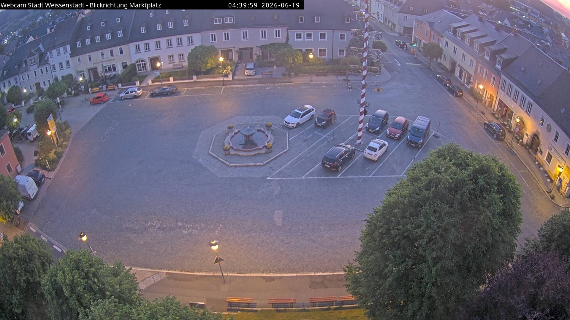 Archiv Foto Webcam Marktplatz Weißenstadt