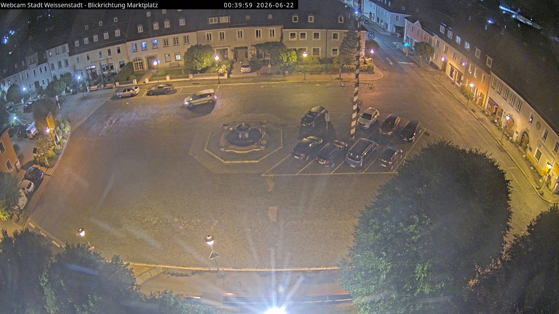 Archiv Foto Webcam Marktplatz Weißenstadt