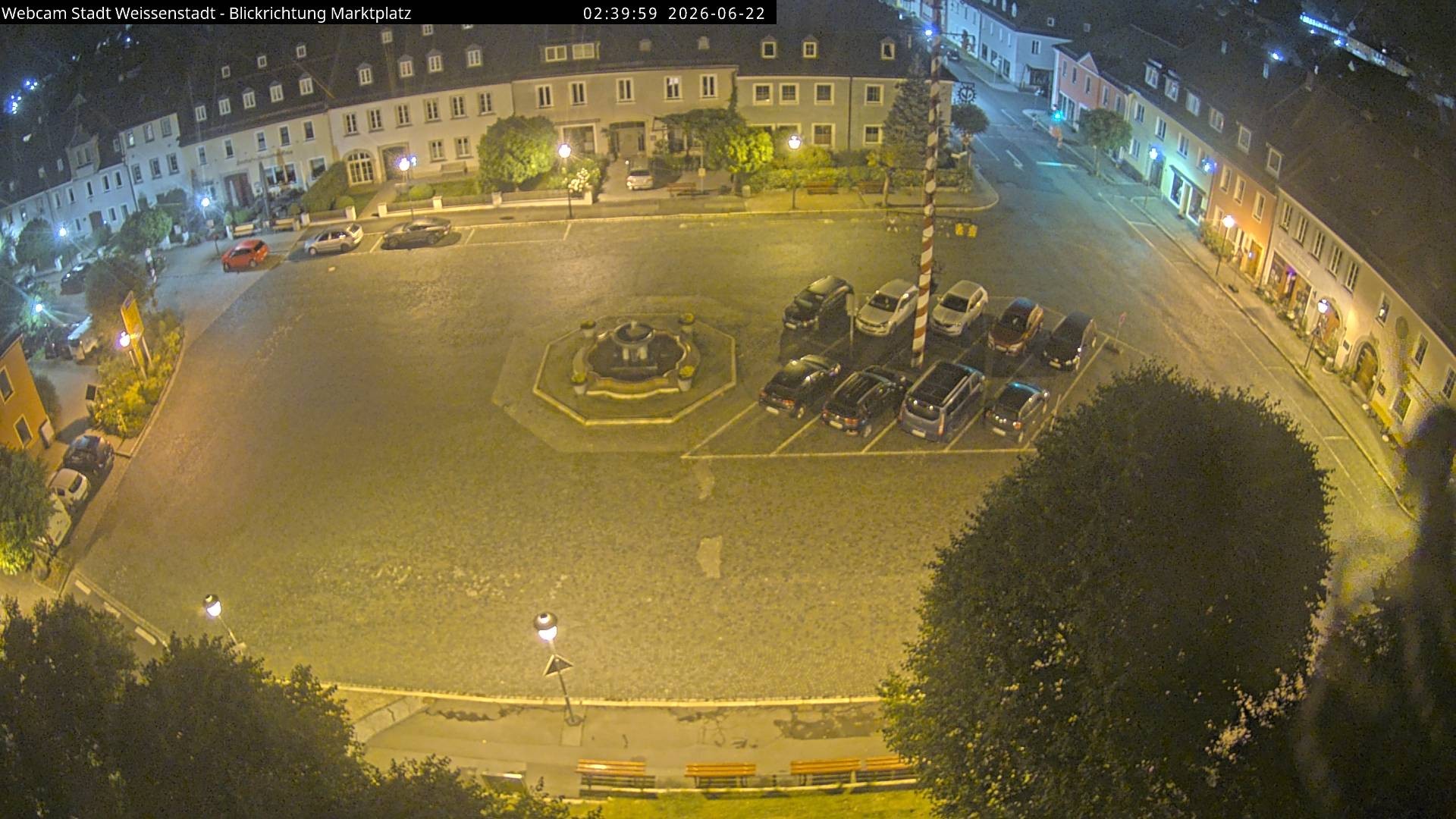 Archiv Foto Webcam Marktplatz Weißenstadt