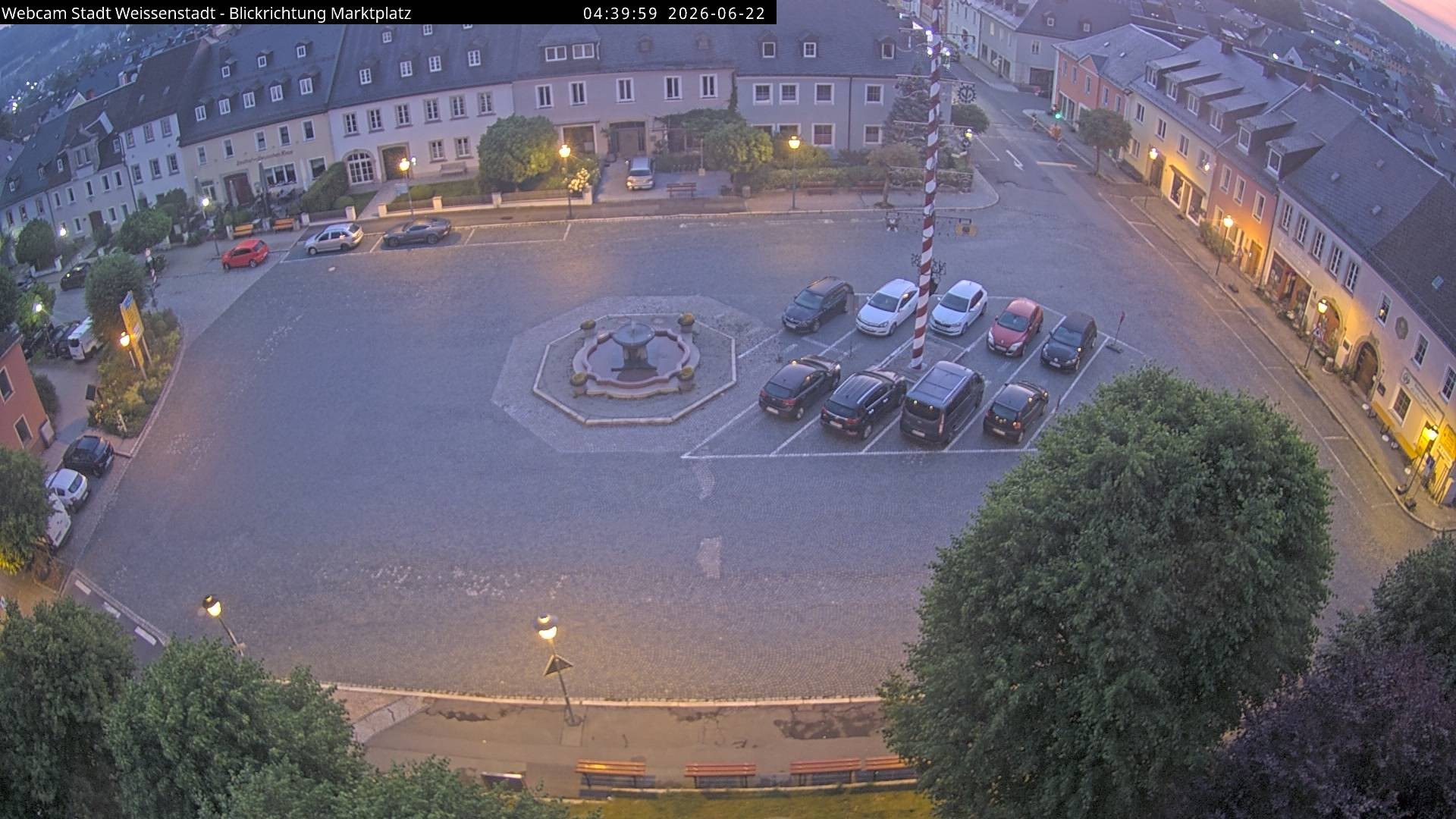 Archiv Foto Webcam Marktplatz Weißenstadt